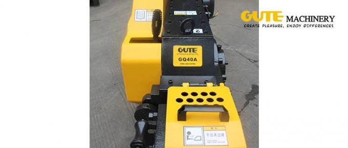GUTE GQ40A 32*32MM Ijzer Rod Flat Bar Cutting Machine 48T/MIN 1