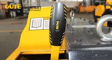 GUTE GQ40A 32*32MM Ijzer Rod Flat Bar Cutting Machine 48T/MIN 5