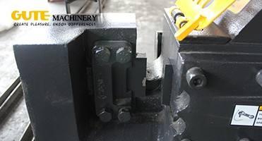 GUTE GQ40A 32*32MM Ijzer Rod Flat Bar Cutting Machine 48T/MIN 6