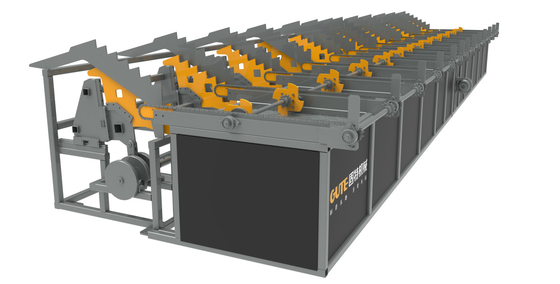 Rebar van de het Staalbar van 380V 50HZ 3P Voedermachine 12*2.8*1.6m